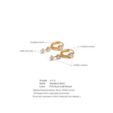 Shiny CZ Drop Earrings