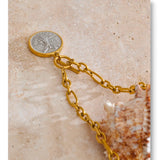 Angel Pendant Toggle Necklace