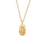 Constellation Square Pendant Necklace – Waterproof 18K Gold Plated Necklace | Ezra Gems