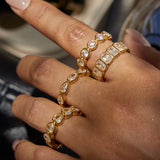 Zircon Sparkle Stackable Ring