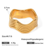 Zircon Shell Chubby Dome Ring