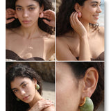 Candy Acrylic Teardrop Stud Earrings – Waterproof 18K Gold Plated Earrings | Ezra Gems