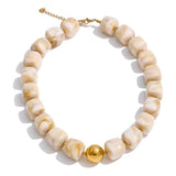 Acrylic Square Beads Chain Necklace