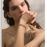 Ocean Charm Cuff Bracelet