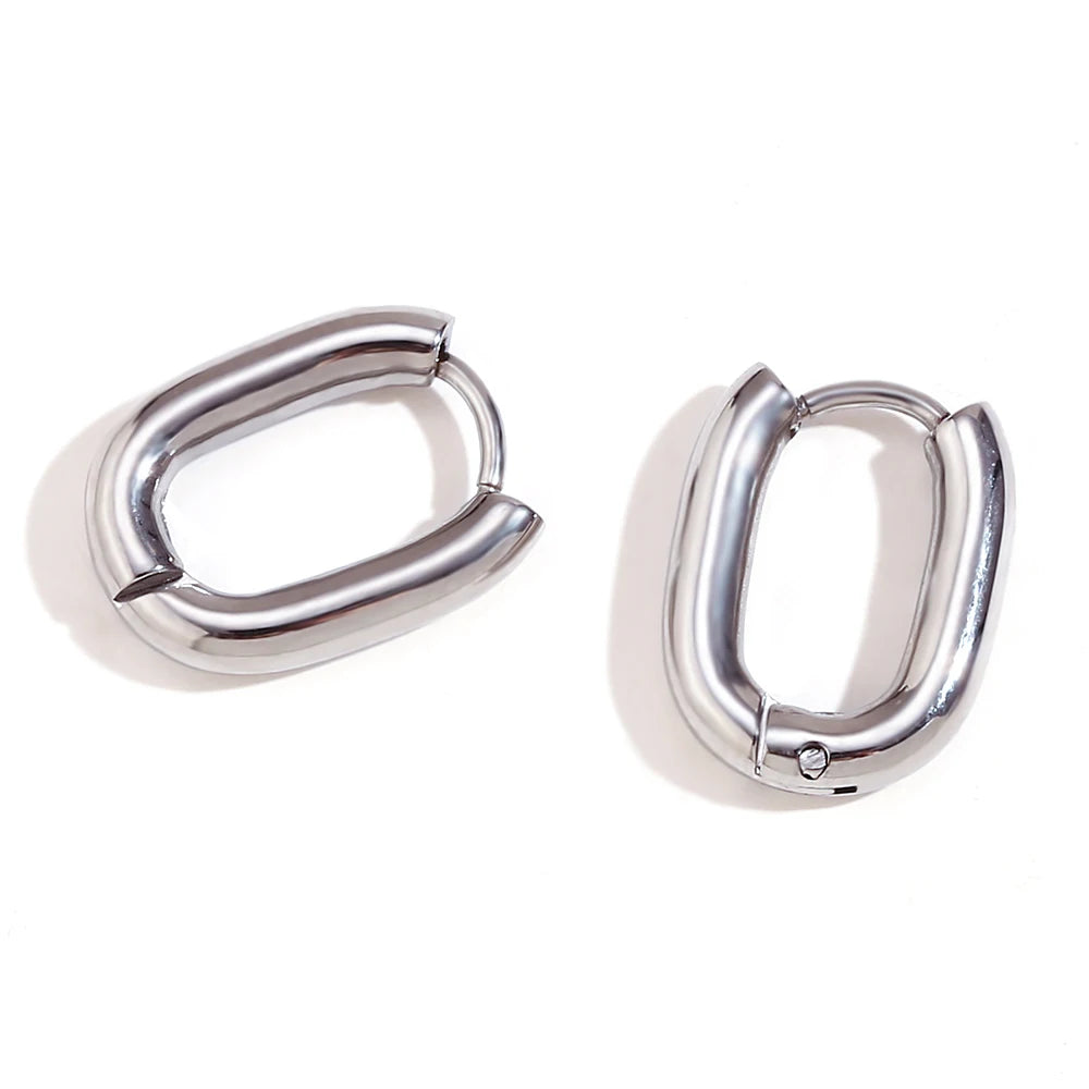 Mini O-Shape Huggie Hoop Earrings – Waterproof 18K Gold Plated Earrings | Ezra Gems