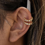 Cubic Zirconia Clip Earrings