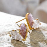Heart Resin Stud Earrings