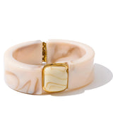 Acrylic Thick Bangle Bracelet