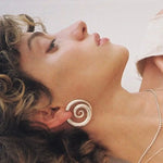 Twisted Spiral Chunky Hoop Earrings – Waterproof 18K Gold Plated Earrings | Ezra Gems