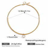 Viral Pendant Torque Choker Necklace