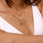 Tarot Card Pendant Necklace – Waterproof 18K Gold Plated Necklace | Ezra Gems