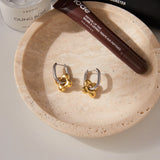 Hollow Flower Charm Huggie Earrings – Waterproof 18K Gold Plated Earrings | Ezra Gems