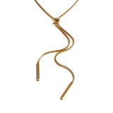 Adjustable Statement Chain Necklace