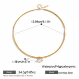 Viral Pendant Torque Choker Necklace