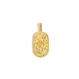 Constellation Square Pendant Necklace – Waterproof 18K Gold Plated Necklace | Ezra Gems