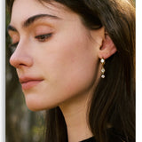 Shiny CZ Drop Earrings