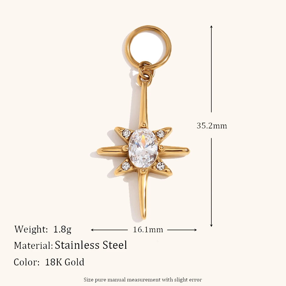 Asymmetric Pearl Charm Hoop Earrings – Waterproof 18K Gold Plated Earrings | Ezra Gems