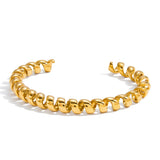 Wire Chain Cuff Bracelet