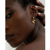 Star Moon Heart Huggie Hoop Earrings