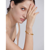 Natural Pearl Gold Knots Necklace and Bracelet Set