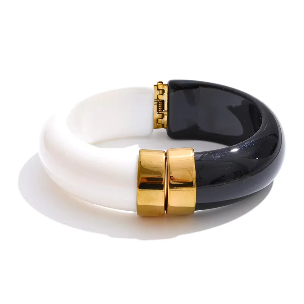 Acrylic Thick Bangle Bracelet