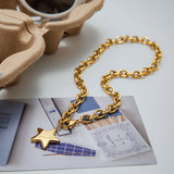 Star Pendant Gold Necklace