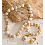 Acrylic Bead Chain Jewelry Set – Waterproof 18K Gold Plated Jewelry Set | Ezra Gems