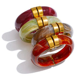 Acrylic Thick Bangle Bracelet