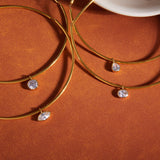 Viral Pendant Torque Choker Necklace