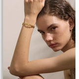 Ocean Charm Cuff Bracelet