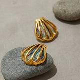 Abalone Shell Stud Earrings