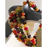 Colorful Resin Bead Chain Necklace – Waterproof 18K Gold Plated Necklace | Ezra Gems