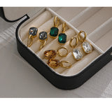 CZ Square Drop Earrings