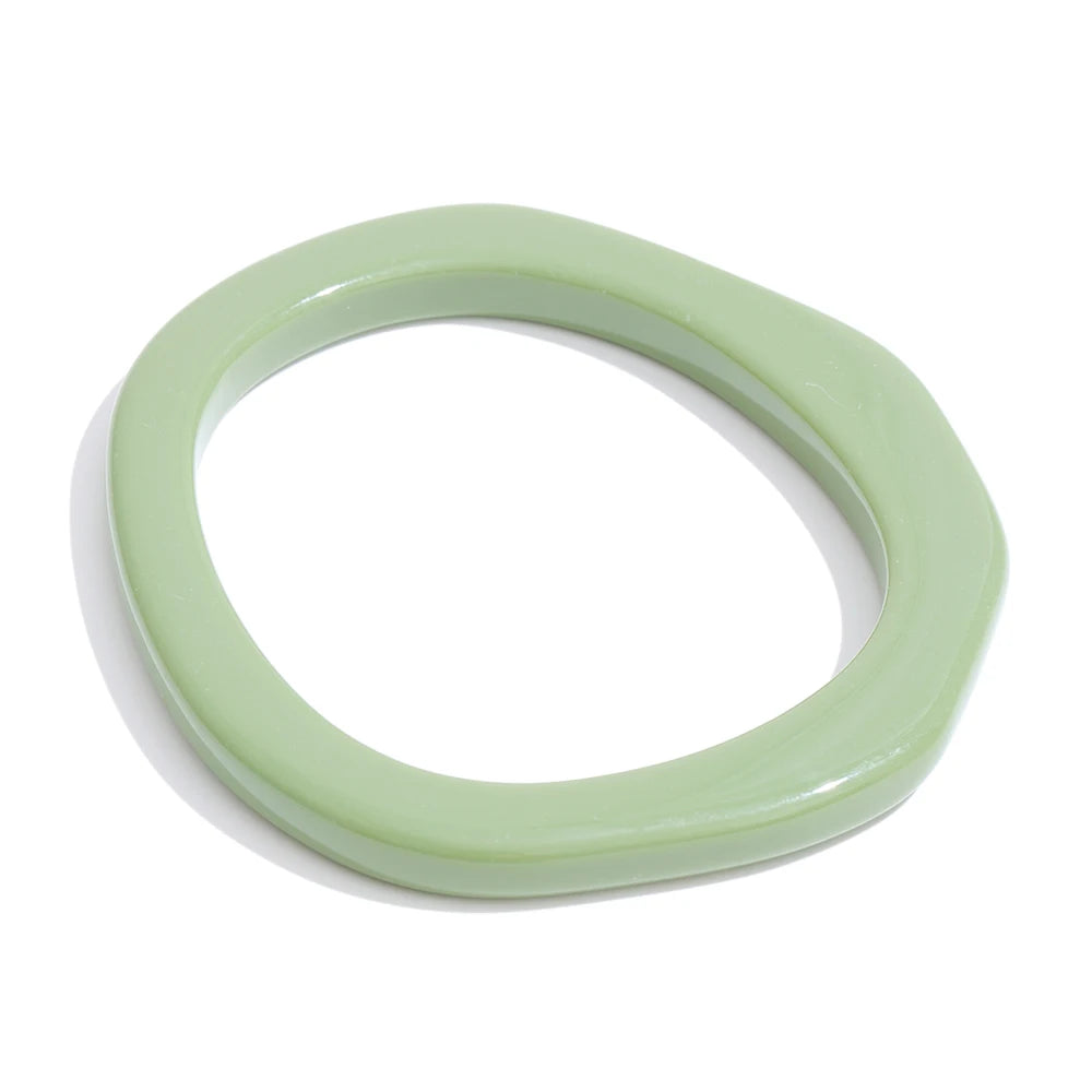 Candy Resin Y2K Bangle Bracelet – Waterproof 18K Gold Plated Bracelet | Ezra Gems