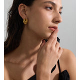 Casting Geometric Stud Earrings
