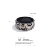 Wide Acrylic Resin Statement Bangle – Waterproof 18K Gold Plated Bracelet | Ezra Gems