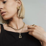 Minimalist Metallic Chain Necklace