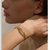Ocean Charm Cuff Bracelet