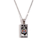 Tarot Card Pendant Necklace – Waterproof 18K Gold Plated Necklace | Ezra Gems