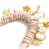 Braided Rope Resin Portrait Charm Necklace – Waterproof 18K Gold Plated Necklace | Ezra Gems