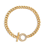 Toggle Clasp Chain Bracelet