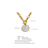 Angel Pendant Toggle Necklace