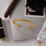 Wire Chain Cuff Bracelet