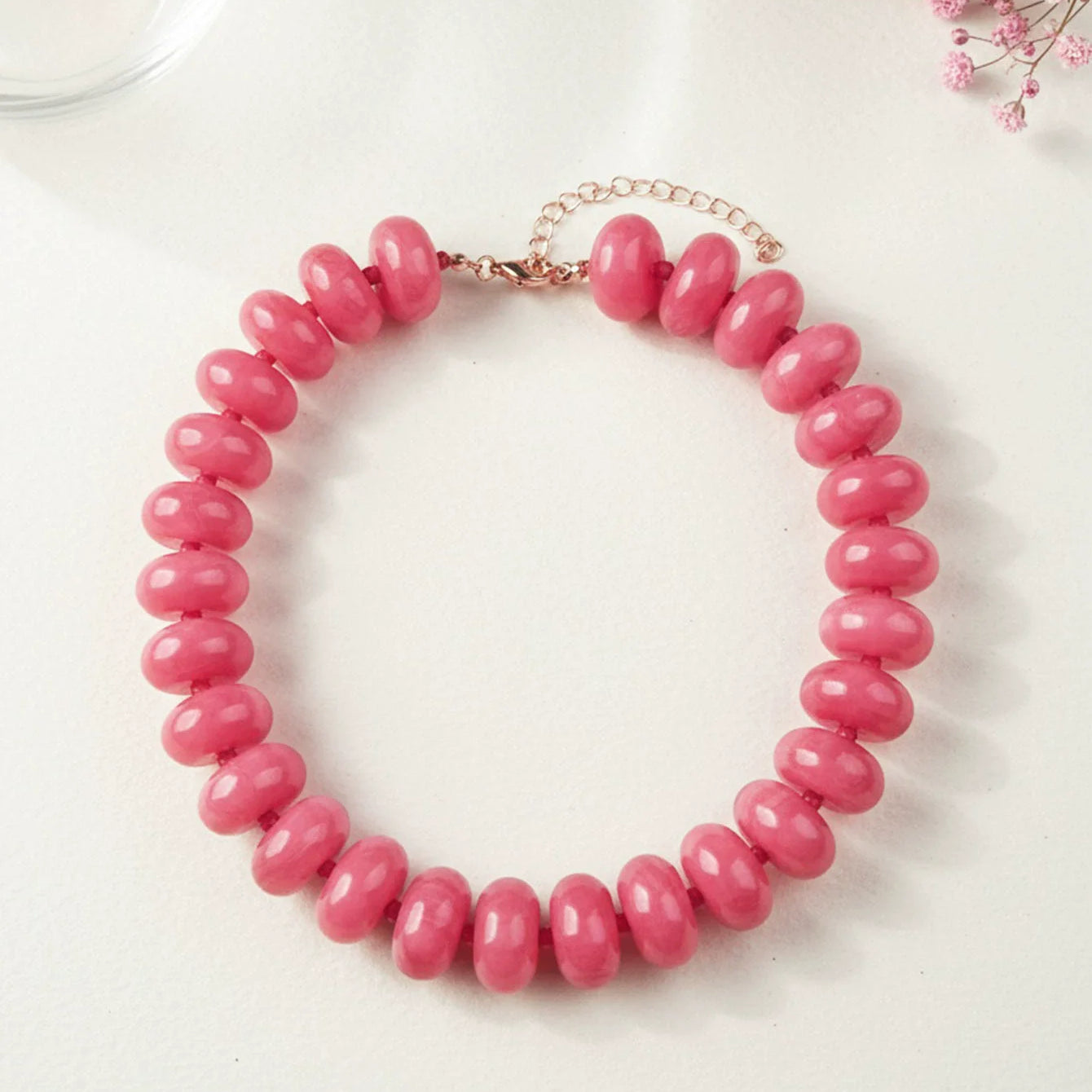 Dopamine Resin Bead Necklace