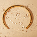 Textured Glossy Collar Necklace – Waterproof 18K Gold Plated Necklace | Ezra Gems