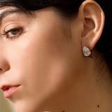 Water Drop CZ Stud Earrings