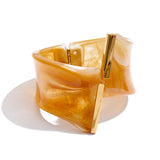 Acrylic Wide Statement Bangle