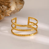 Geometric Line Statement Bracelet