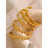 Ocean Charm Cuff Bracelet