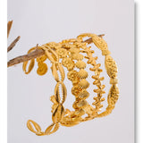 Ocean Charm Cuff Bracelet